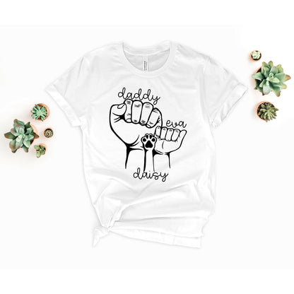 Custom Dad Sweatshirt From Son or Daughter – Fist Bump Design