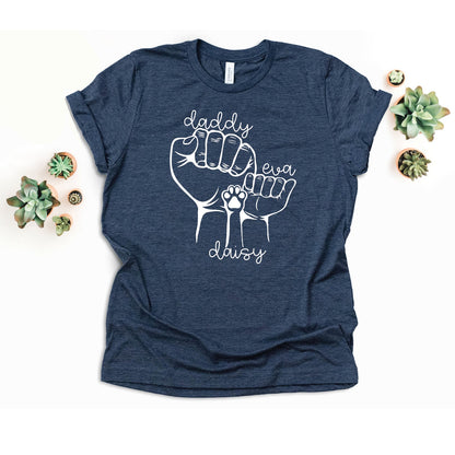 Custom Dad Sweatshirt From Son or Daughter – Fist Bump Design