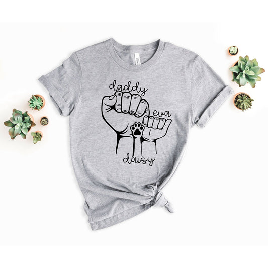 Custom Dad Sweatshirt From Son or Daughter – Fist Bump Design