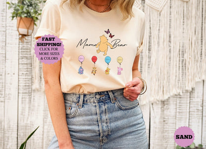 Custom Mama Bear shirt, Mama with Kid Name on sweatshirt, Personalized Mom shirt, Funny Mothers Day Gift, Funny Named Mama Bear Hoodie