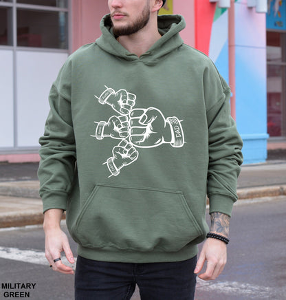 Cool Dad Sweatshirt – Personalized Fist Bump with Kids' Names