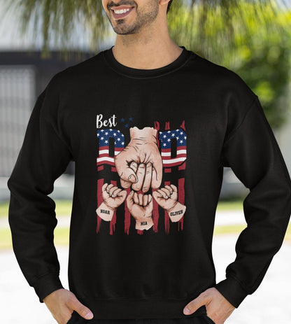 Unique Father's Day Gift – Custom Fist Bump Sweatshirt for Dad