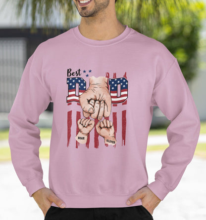 Unique Father's Day Gift – Custom Fist Bump Sweatshirt for Dad