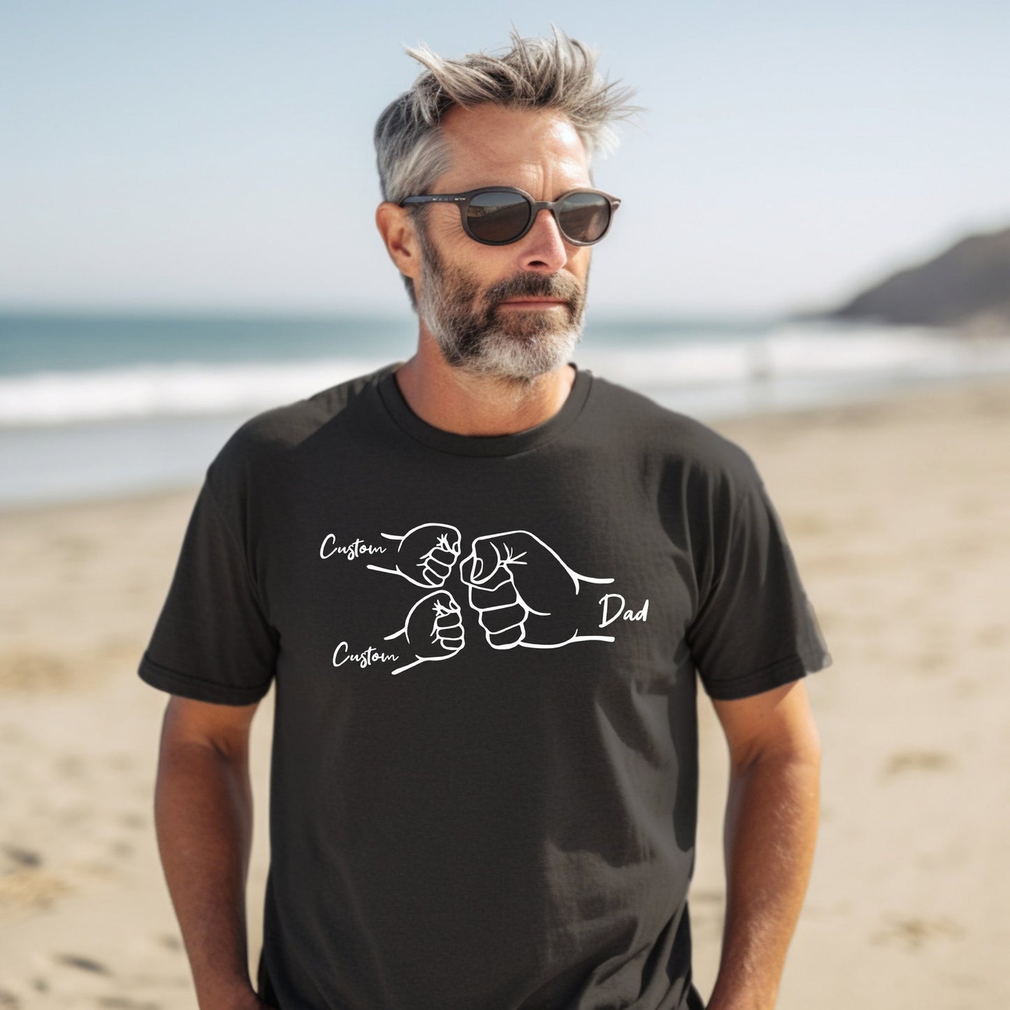 Daddy and Me Fist Bump Sweatshirt – Customizable for Each Kid
