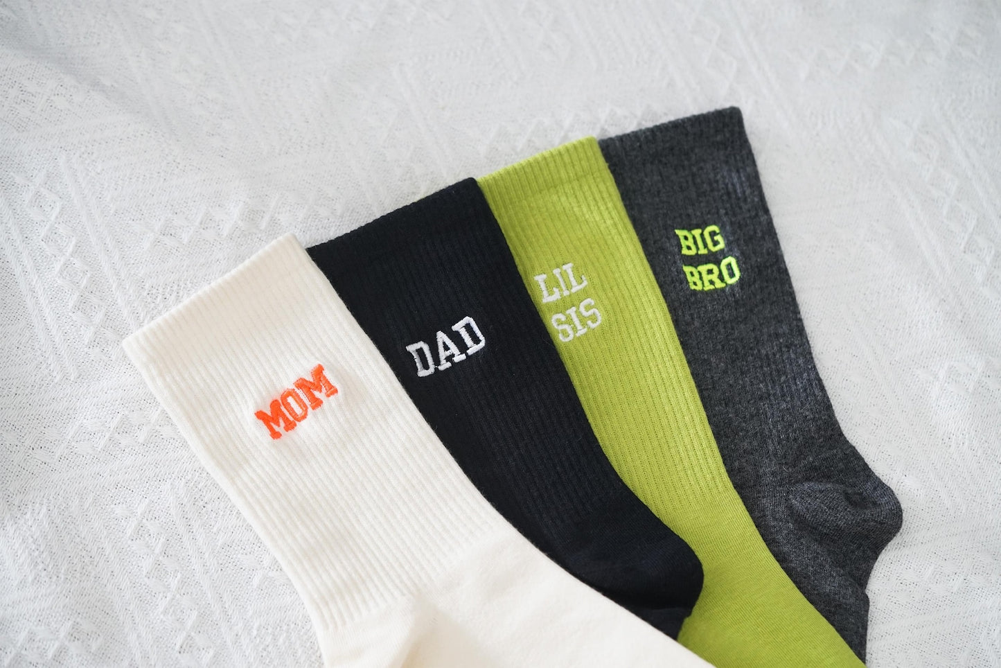 Handcrafted Luxury, Custom Embroidered Socks for Unique Style