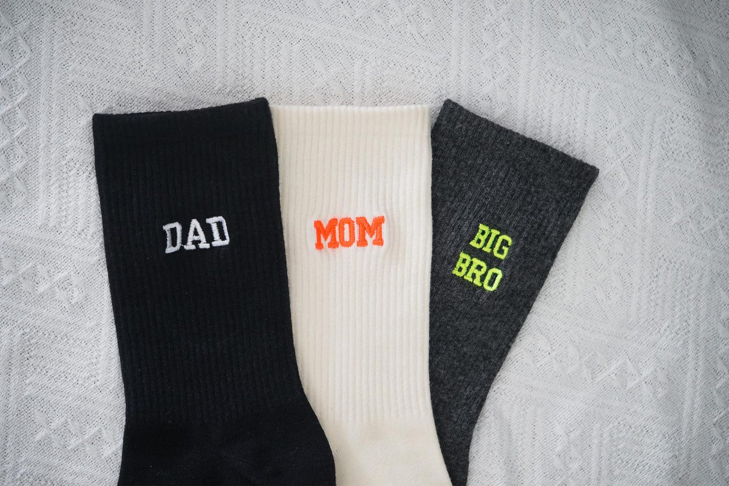 Handcrafted Luxury, Custom Embroidered Socks for Unique Style