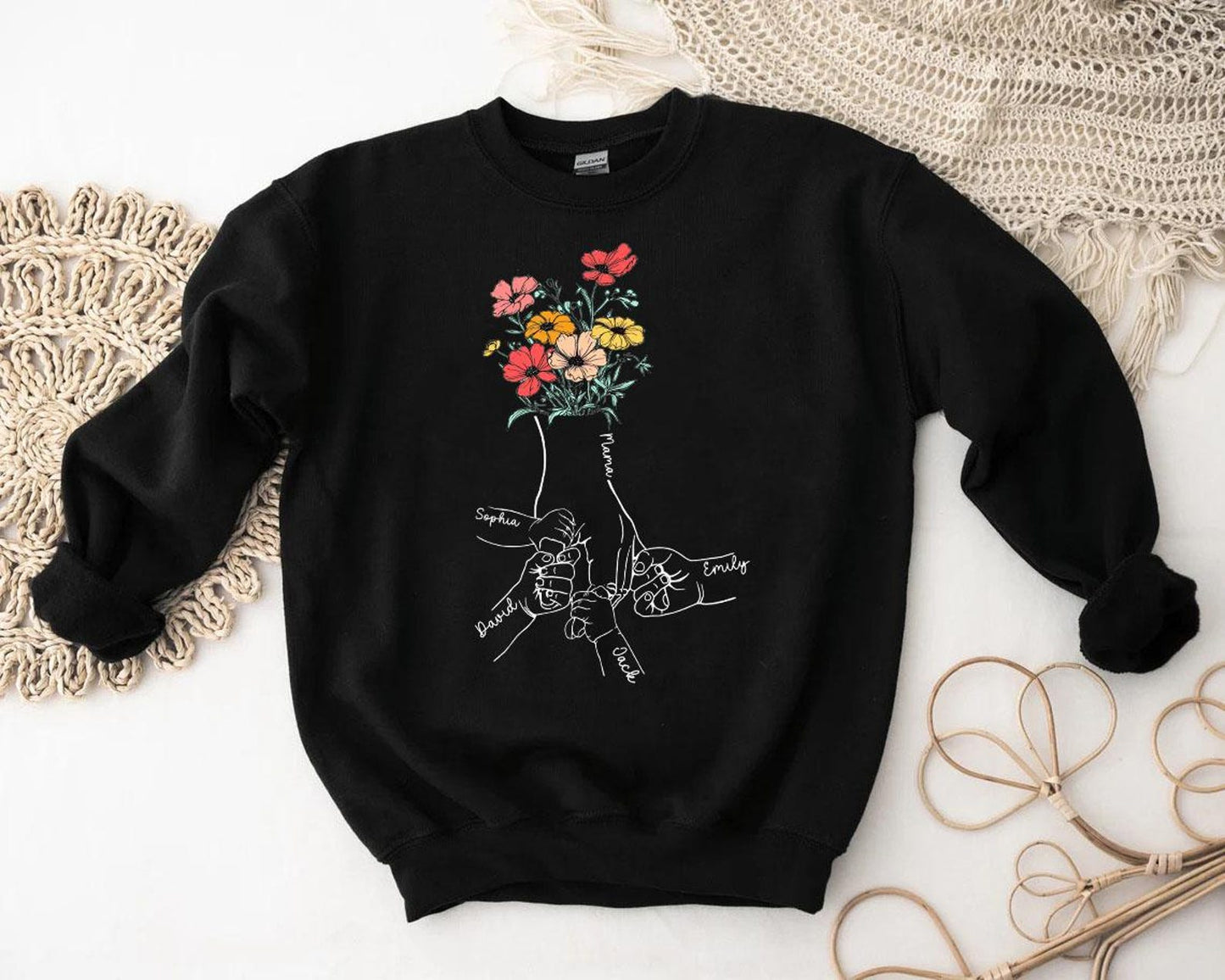 Personalized Birth Flower Shirt – Celebrate Every Child's Bloom