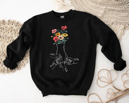 Personalized Birth Flower Shirt – Celebrate Every Child's Bloom