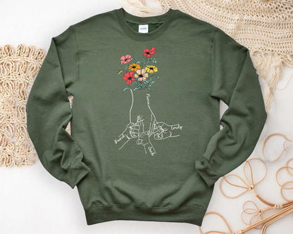 Personalized Birth Flower Shirt – Celebrate Every Child's Bloom