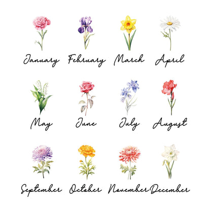 Grandma's Garden Sweatshirt – Custom Name & Birth Flower Design