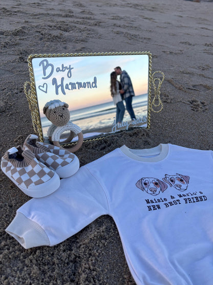 Personalized Baby Bodysuits with Custom Name Printing