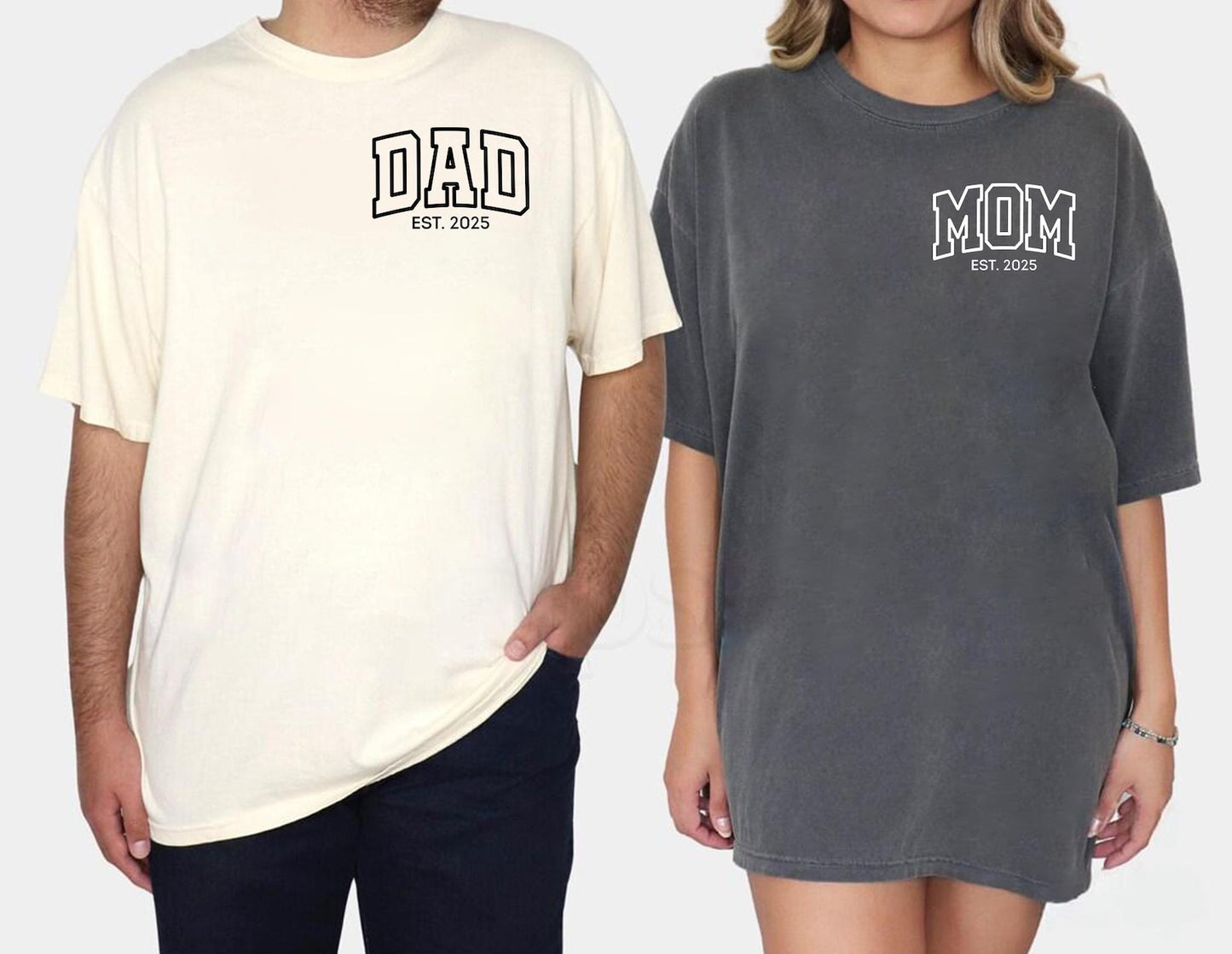 Edible Sugar Art "Best Dad Ever" & "Best Mom Ever" Set - Unique Birthday Gift for Parents - Personalized Option