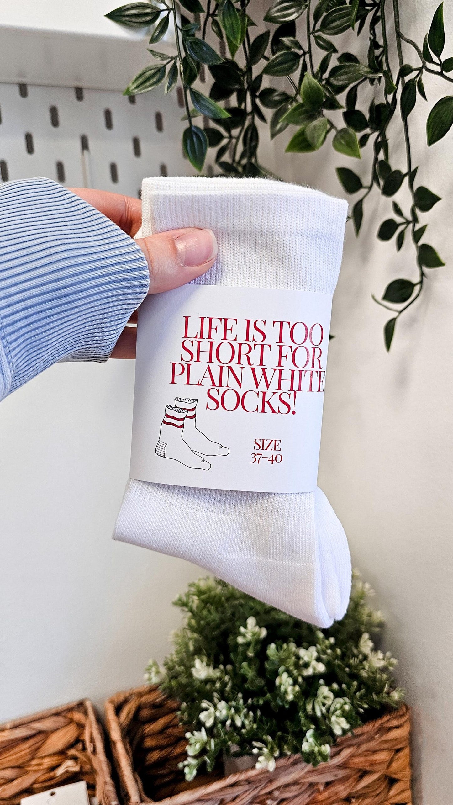 Bespoke Embroidered Cat Dad Socks, Add Names, Logos or Designs