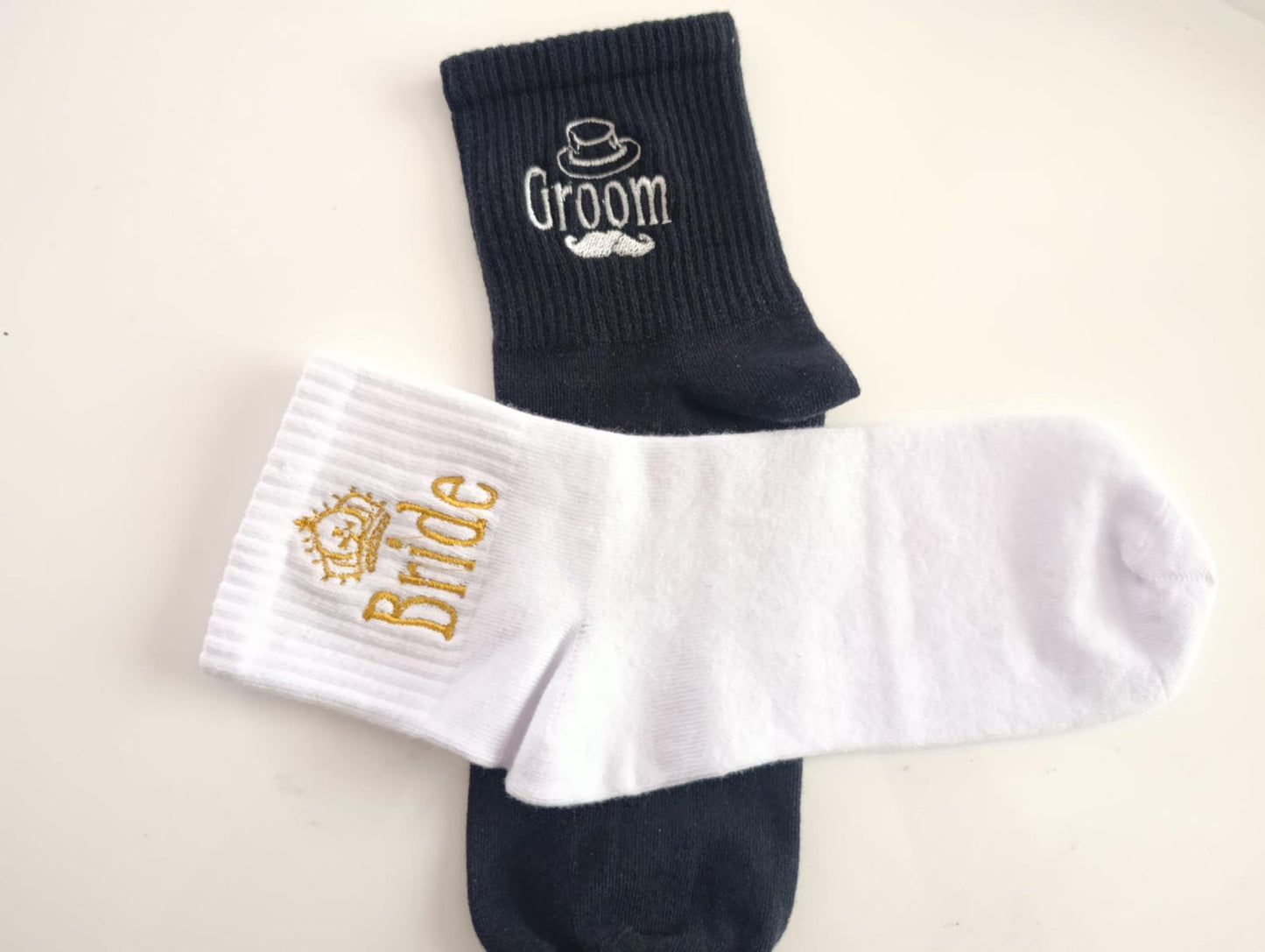 Custom Embroidered Crew Socks - Uniquely Yours in Every Stitch