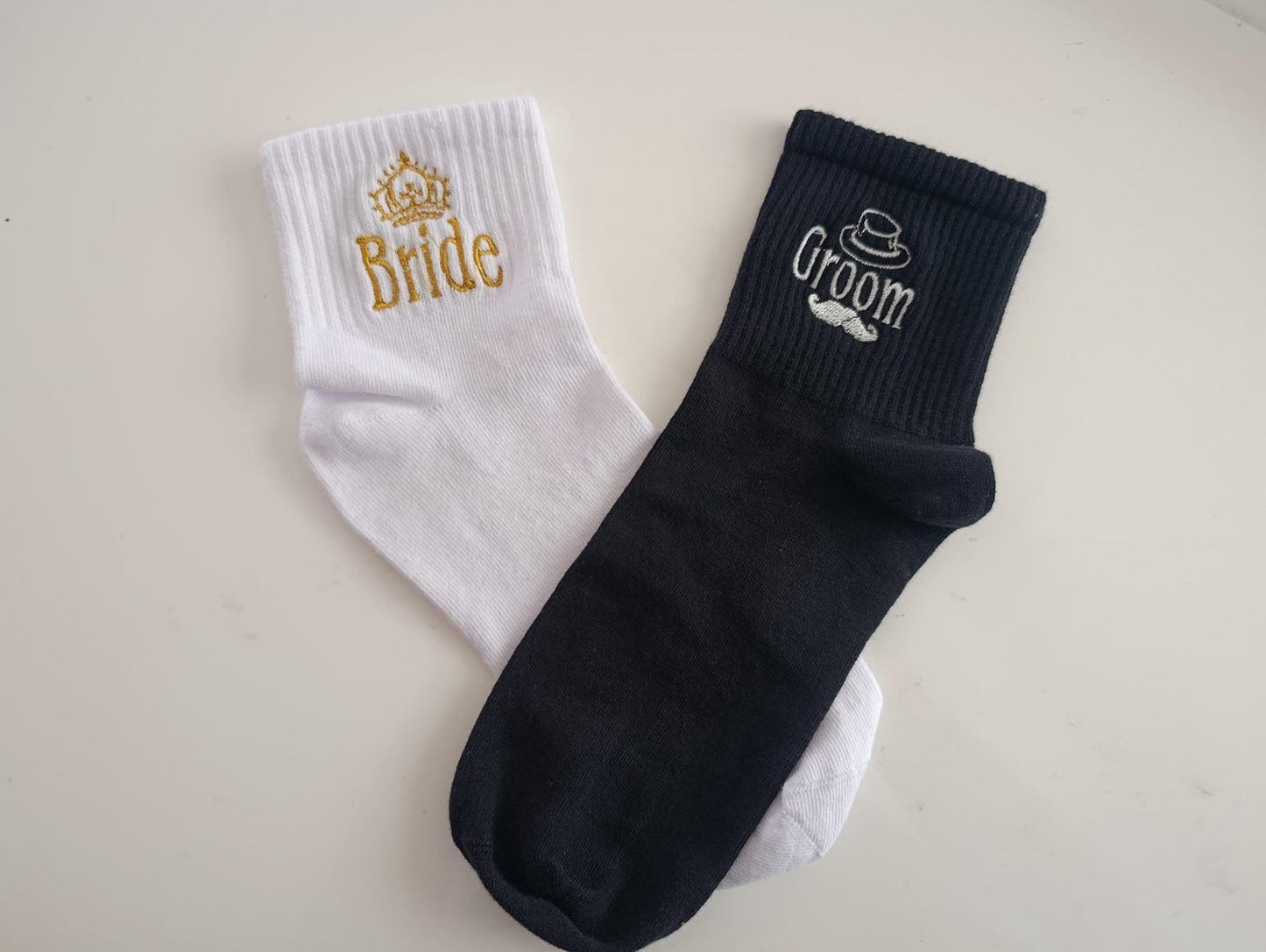 Custom Embroidered Crew Socks - Uniquely Yours in Every Stitch