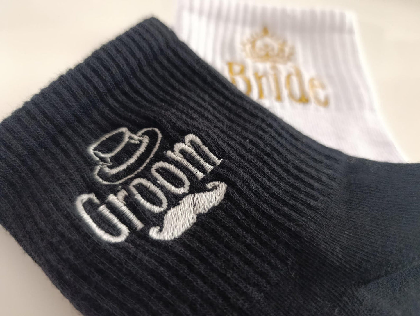 Custom Embroidered Crew Socks - Uniquely Yours in Every Stitch