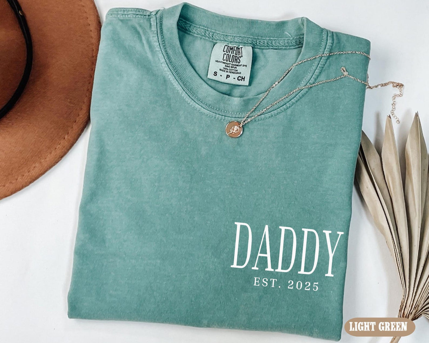 Daddy Est Shirt, Daddy Pocket Tee, Fathers Day Gifts from Kids, Birthday Gift for Daddy, New Daddy Birthday Tee, Father's Day Shirt Gift