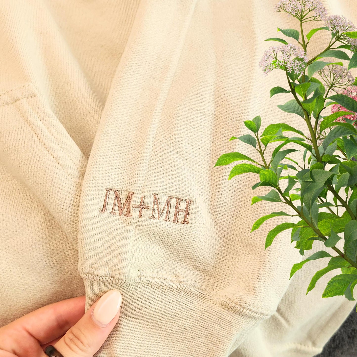 Embroidered Couple Portrait Hoodie, Customized Sweatshirt from Photo, Thoughtful Personalized Gift